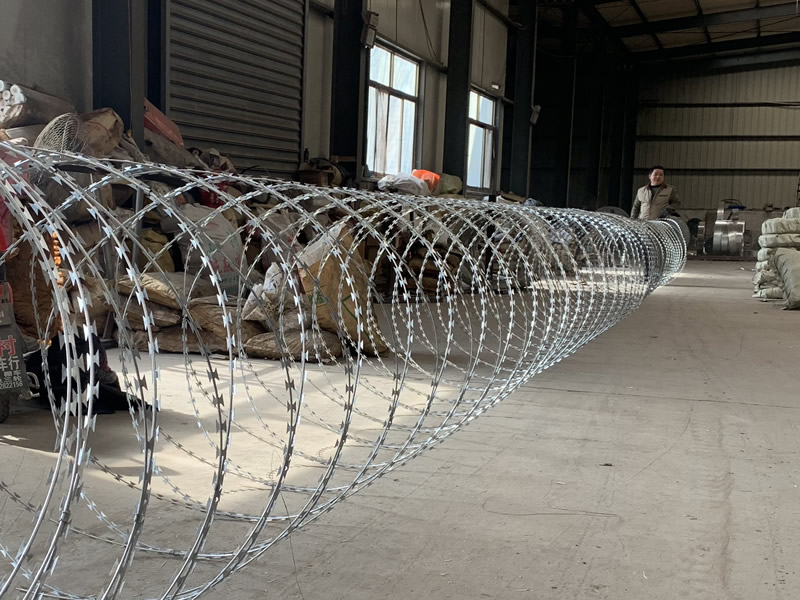 Concertina Wire is Stretched