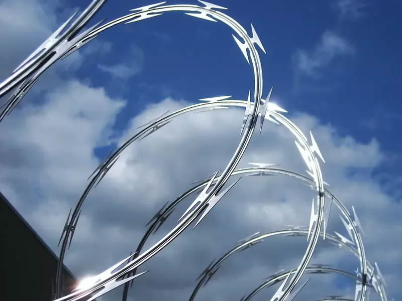 Galvanized Concertina Razor Wire