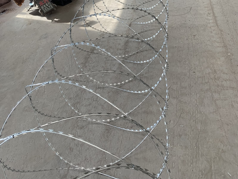 Galvanized Spiral Razor Wire